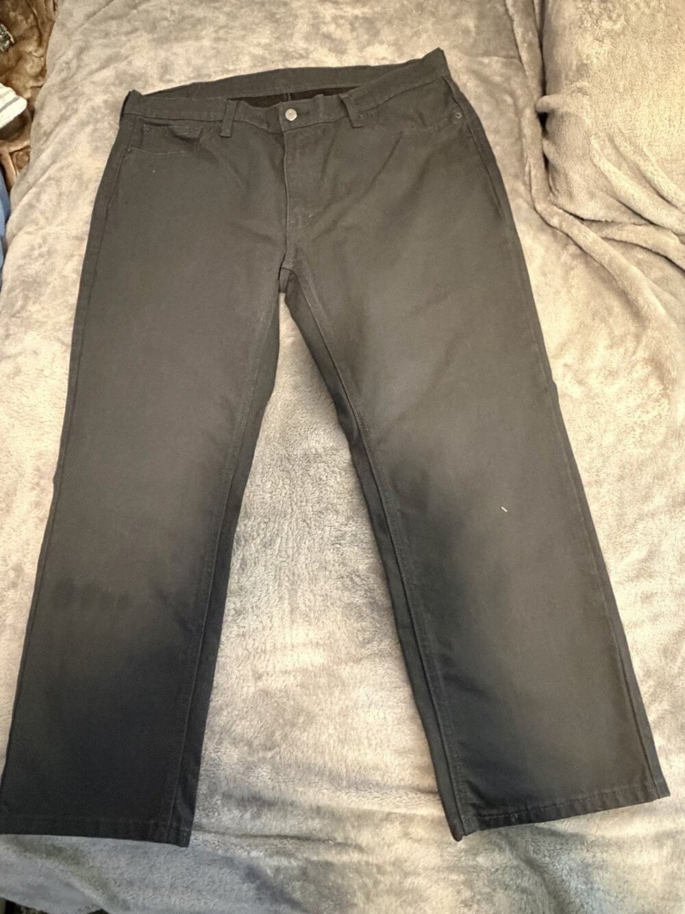 Levi’s 541 Athletic Taper Jeans Men’s 40x30 Black Charcoal Stretch Pants